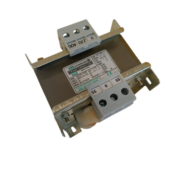 Transformateur monophasé 150 VA pri:0-230-400 sec 55-0-55